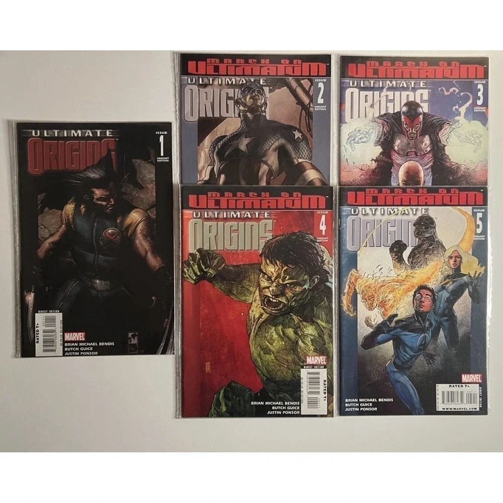 ULTIMATE ORIGINS #1-5 (Lot of 5) All Variants - Ultimate Marvel Comics